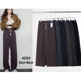 Штани жіночі утеплені 4224-3 mix р.3XL-6XL "WELL" недорого оптом від прямого постачальника