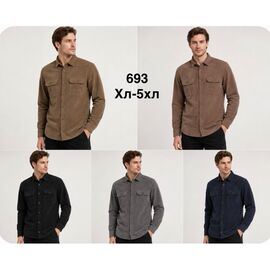 Фотография Рубашка мужская тёплая 696 d.beige р.48-56 "WELL" недорого оптом от прямого поставщика