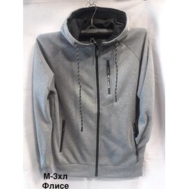 Фотография Кофта спортивная мужская MH1267 grey р.M-3XL "WELL" недорого оптом от прямого поставщика