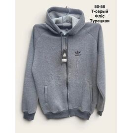Фотография Кофта спортивная мужская MH1313 grey р.50-58 "WELL" недорого оптом от прямого поставщика