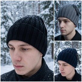 Фотография Шапка мужская зимняя 1102 mix р.56-60 "Mabi" недорого оптом от прямого поставщика