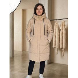 Куртка жіноча демісезонна 8801 beige р.52-60 "Seven Group" недорого оптом від прямого постачальника