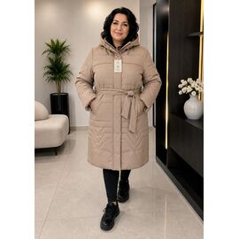 Куртка жіноча демісезонна 8806 beige р.52-60 "Seven Group" недорого оптом від прямого постачальника