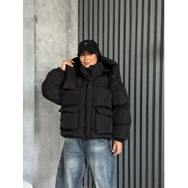 Куртка жіноча зимова 172 black р.S-M "QU STYLE" недорого оптом від прямого постачальника