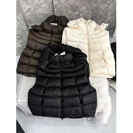 Фотография Жилетка женская 25130 l.beige р.S-M "QU STYLE" недорого оптом от прямого поставщика