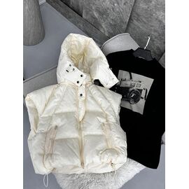 Фотография Жилетка женская 25134 l.beige р.S-M "QU STYLE" недорого оптом от прямого поставщика