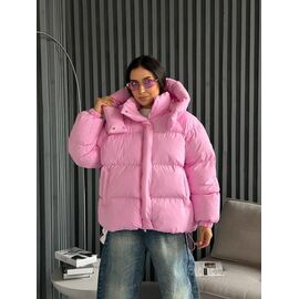 Куртка жіноча зимова 2568 pink р.S-M "QU STYLE" недорого оптом від прямого постачальника