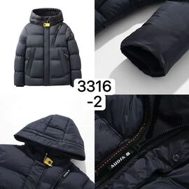 Куртка чоловіча зимова 3316-2 d.grey р.M-3XL "Ale-Ate" недорого оптом від прямого постачальника