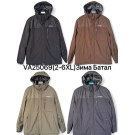 Куртка чоловіча зимова VA25069 d.grey р.2XL-6XL "Ale-Ate" недорого оптом від прямого постачальника