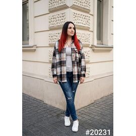 Сорочка жіноча 20231 grey р.44-48 "Kosta" недорого оптом від прямого постачальника