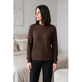 Светр жіночий 3576 brown р.44-48 "Kosta" недорого оптом від прямого постачальника