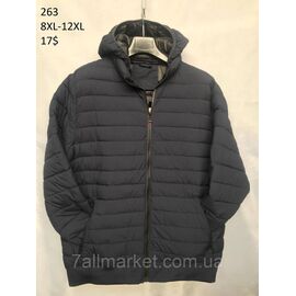 Куртка чоловіча демісезонна з капюшоном р-ри 8XL-12XL "NEW NOCE" недорого від прямого постачальника
