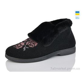 Фотография Бурки женские зима 2301A чорний (8 пар р.37-41) "Lot Shoes" недорого оптом от прямого поставщика