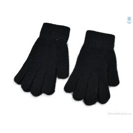 Рукавички жіночі Зима 2403H кролик black (12 шт. р.сіткаOne size) "CAP" недорого оптом від прямого постачальника
