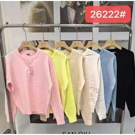 Светр жіночий 26222 beige р.42-46 "LOOK" недорого оптом від прямого постачальника