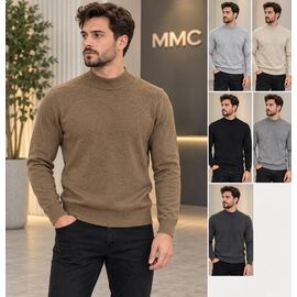 Фотография Свитер мужской 26452 d.grey р.48-54 "LOOK" недорого оптом от прямого поставщика