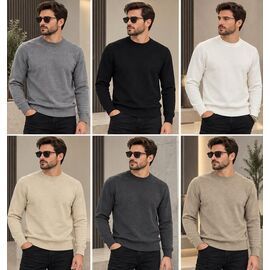 Фотография Свитер мужской 26453 black р.48-54 "LOOK" недорого оптом от прямого поставщика