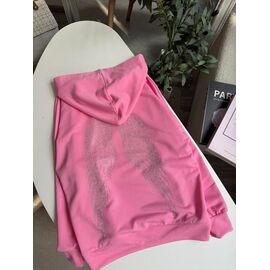 Худі жіноче 9086 pink р.42-48 "LINDA" недорого оптом від прямого постачальника