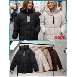 Куртка жіноча зимова K0626 d.beige р.M-2XL "Ayden" недорого оптом від прямого постачальника