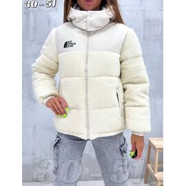 Куртка жіноча зимова KL8308 milk-grey р.M-2XL "Ayden" недорого оптом від прямого постачальника
