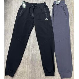 Фотография Штаны спортивные мужские A011NB black р.S-2XL "MirWear" недорого оптом от прямого поставщика