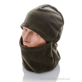 Фотография Балаклава мужская Зима Балаклава флис green (3 шт. р.сетка One size) "TUZZI" недорого оптом от прямого поставщика
