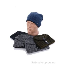 Фотография Шапка мужская Зима M13-03 флис mix (10 шт. р.сетка One size) "TUZZI" недорого оптом от прямого поставщика