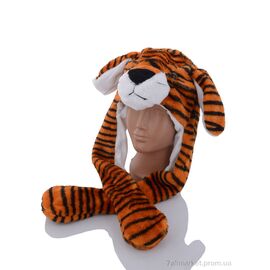 Шапка унісекс Зима Шапка Тигра orange (3 шт. р.сіткаOne size) "TUZZI" недорого оптом від прямого постачальника