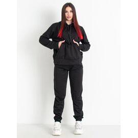 Костюм спортивний жіночий теплий 9991 black р.M-2XL "Seven Group" недорого оптом від прямого постачальника