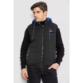 Фотография Жилетка мужская 99002 black-blue р.M-3XL "Seven Group" недорого оптом от прямого поставщика