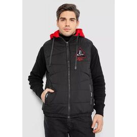 Фотография Жилетка мужская 99002 black-red р.M-3XL "Seven Group" недорого оптом от прямого поставщика