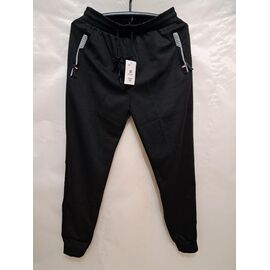 Фотография Штаны спортивные мужские 0101 black р.XL-5XL "ZERO" недорого оптом от прямого поставщика