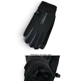 Фотография Перчатки мужские Z100 black р.11-13 "Descarrilado" недорого оптом от прямого поставщика
