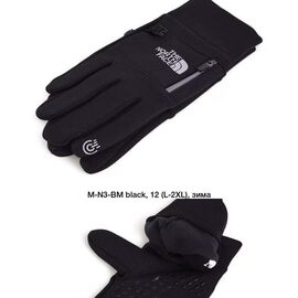 Фотография Перчатки мужские MN3BM black р.L-2XL "Descarrilado" недорого оптом от прямого поставщика