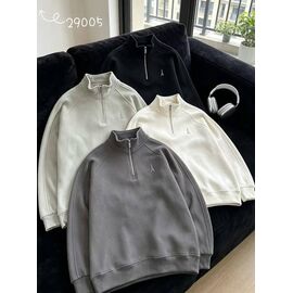 Фотография Свитер мужской 29005 l.grey р.L-4XL "F.T.H" недорого оптом от прямого поставщика