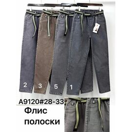 Джинси жіночі утеплені A9120-2 grey р.28-33 "Immei" недорого оптом від прямого постачальника