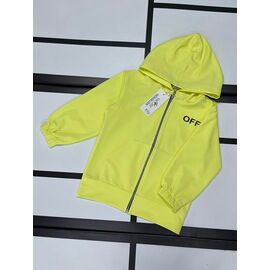 Фотография Кофта детская спортивная на девочку K601 yellow р.98-116 "Kosmy" недорого оптом от прямого поставщика