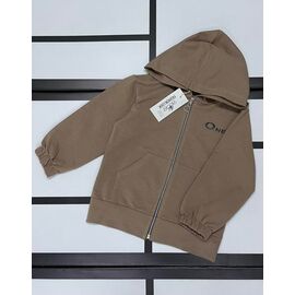 Фотография Кофта детская спортивная на девочку K602 brown р.98-116 "Kosmy" недорого оптом от прямого поставщика