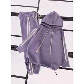 Фотография Костюм детский спортивный тёплый на девочку 585 lilac р.128-152 "Kosmy" недорого оптом от прямого поставщика