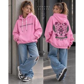 Худи дитячий на дівчинку KR884 pink р.32-42 "Karolina" недорого оптом від прямого постачальника
