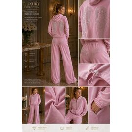 Костюм дитячий спортивний на дівчинку KR892 pink р.34-42 "Karolina" недорого оптом від прямого постачальника