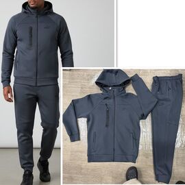 Фотография Костюм спортивный мужской 349-175P d.grey р.46-54 "WHITE" недорого оптом от прямого поставщика