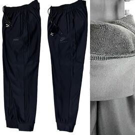 Фотография Штаны спортивные мужские утеплённые 360-67N black р.46-54 "WHITE" недорого оптом от прямого поставщика