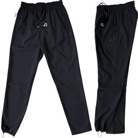 Фотография Штаны спортивные мужские утеплённые 363-108 2P black р.46-54 "WHITE" недорого оптом от прямого поставщика