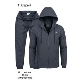 Фотография Костюм спортивный мужской 81 grey р.48-56 "WHITE" недорого оптом от прямого поставщика