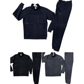 Фотография Кофта спортивная мужская K348-112-1P black р.48-56 "WHITE" недорого оптом от прямого поставщика
