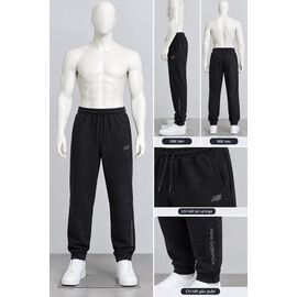 Фотография Штаны спортивные мужские утеплённые SV3778 black р.56-64 "WHITE" недорого оптом от прямого поставщика