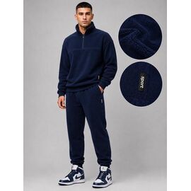 Фотография Костюм спортивный мужской ZW2403 navy р.48-54 "Zalov" недорого оптом от прямого поставщика