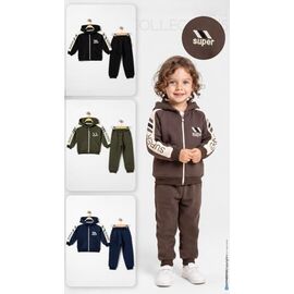 Костюм дитячий спортивний на хлопчика BB724 brown р.2-5 "BURATINO" недорого оптом від прямого постачальника