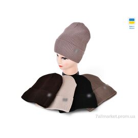 Жіноча шапка Зима SW045-2 на флісі mix (5 шт. р.сітка56-60) "Angelica" недорого оптом від прямого постачальника